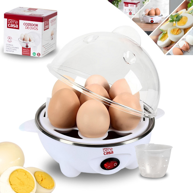 Cozedor De Ovos Portátil Elétrico Cozinha A Vapor 110v/220v Cozedor De Ovos Portátil Elétrico Cozinha A Vapor 110v/220v