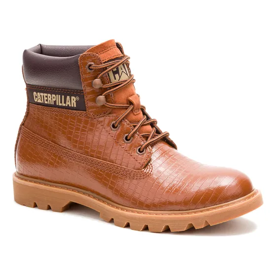 Bota Caterpillar Colorado Womens Leather Brown Para Dama