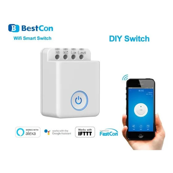 Interruptor De Luz Wifi Bestcom Prende/ Apaga Desde Tu Movil