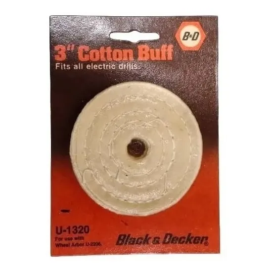 Disco De Tela Blanca Para Pulir De 3 Pulgadas