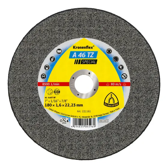 Pack 25u Disco De Corte Klingspor A46tz | 180x1,6x22,23mm