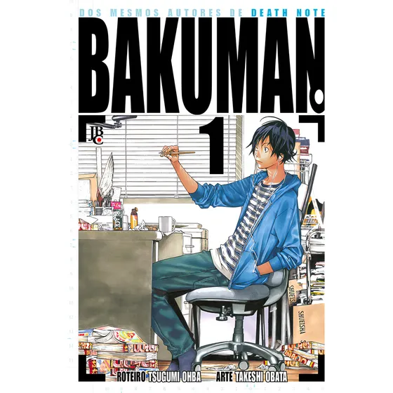 Bakuman Vol. 01, De Tsugumi Ohba. Editora Jbc, Capa Mole, Edição 1 Em Português, 2023