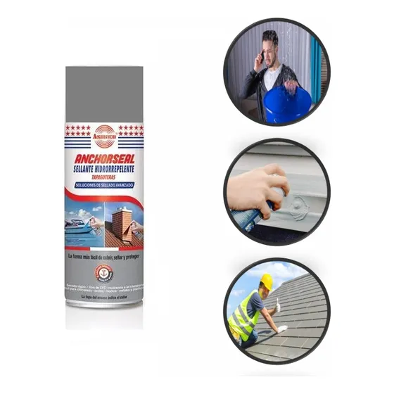Spray Tapagoteras Hidrorepelente Asmaco 80grs Color Gris