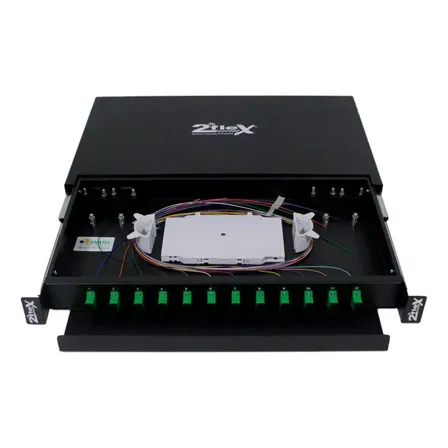 Dio Distribuidor Interno Optico 12fo Sc-apc Completo
