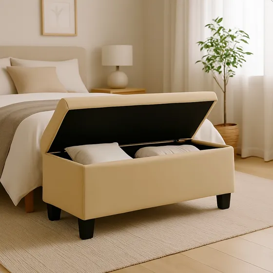 Recamier Báu Banco 80cm Vintage Luxury Quarto Sala