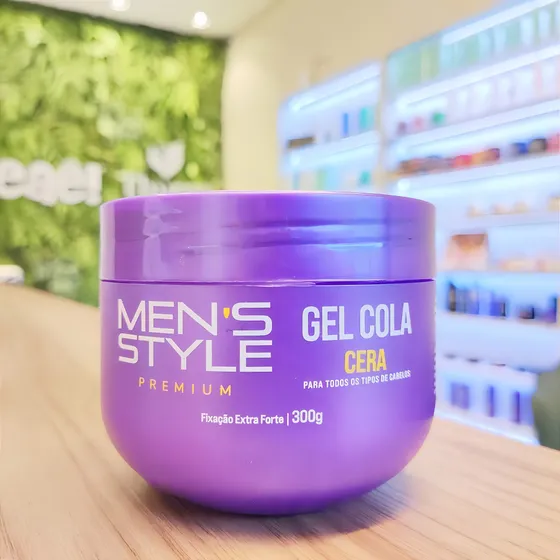 Gel Cola Cera Alta Fixação 300g Eaê Forman Baby Hair Tranças