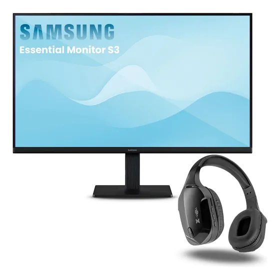 Monitor Samsung S3 27'' Fhd Ls27d300galxzx Hdmi + Regalo