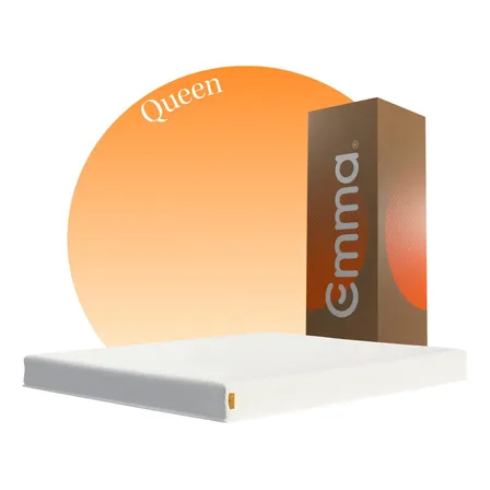 Colchão Queen Ortopédico 10 Anos De Garantia Emma One Cor Branco