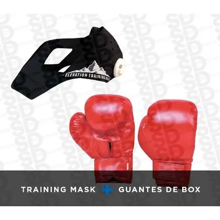 Training Mask  2.0 + Regalo Guantes De Boxeo 12 Onz