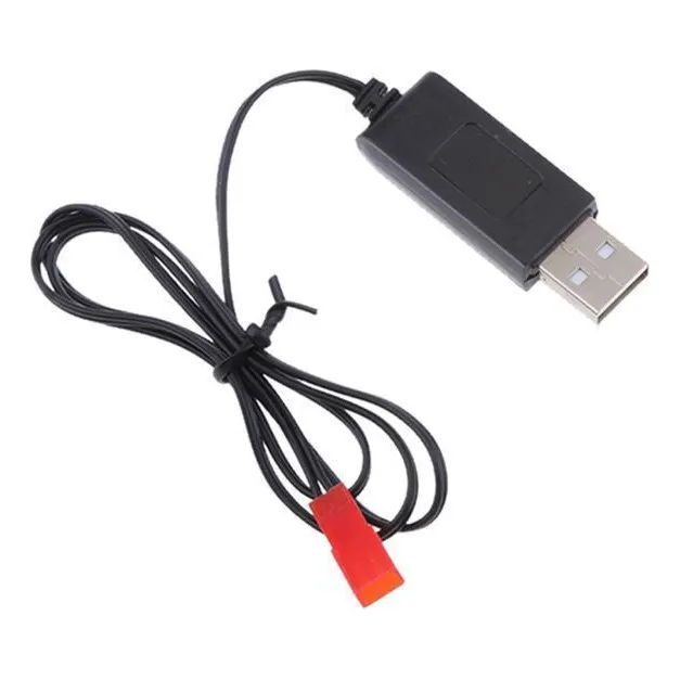 Ybyb 4x3.7v Usb Para Jst Plug Feminino Lítio Bateria Cabo De
