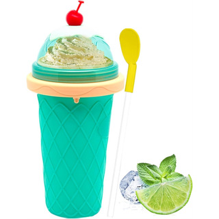 Vaso For Batidos Con Tapa Y Pajita, Frozen Magic Maker Vaso For Batidos Con Tapa Y Pajita, Frozen Magic Maker