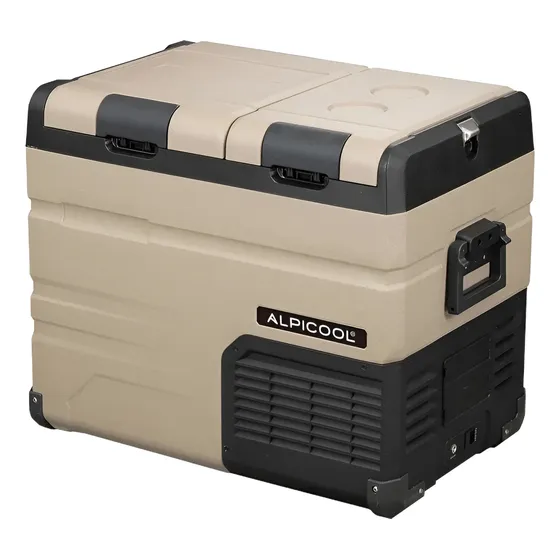Heladera Freezer Portatil Alpicool 45 Litros 2 Zonas De Frio