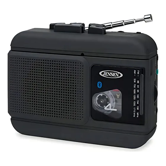 Jensen Mcr-60 Mcr-60 Casete Personal Portátil Con Radio, Blu