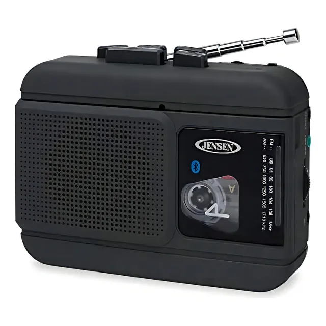 Jensen Mcr-60 Mcr-60 Casete Personal Portátil Con Radio, Blu
