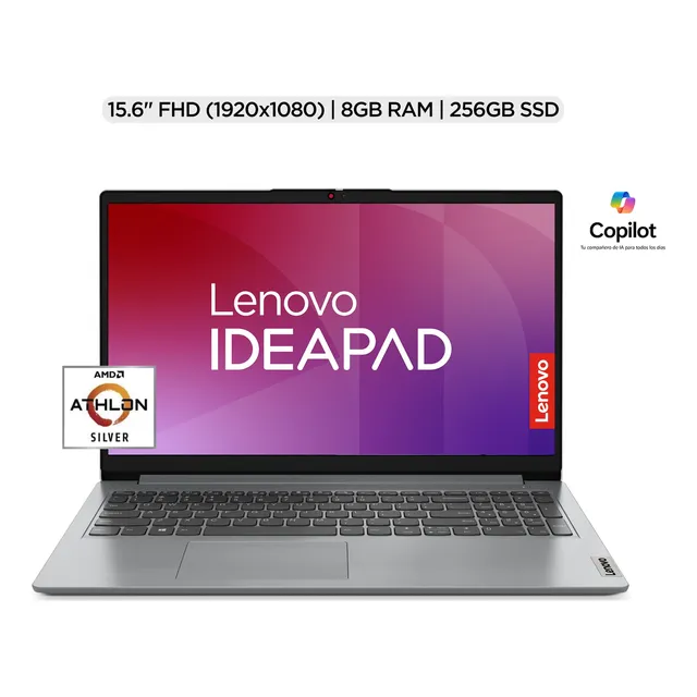 Laptop Lenovo Ip1 Athlon Silver 8gb 256ssd Cloudgrey