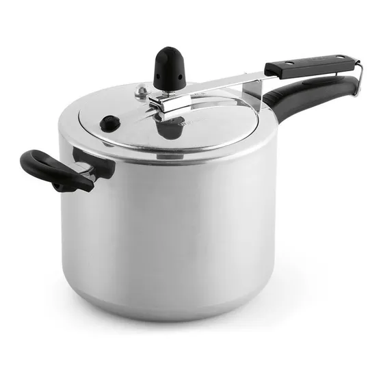 Olla A Presión Esencial Cl 6l Color Gris