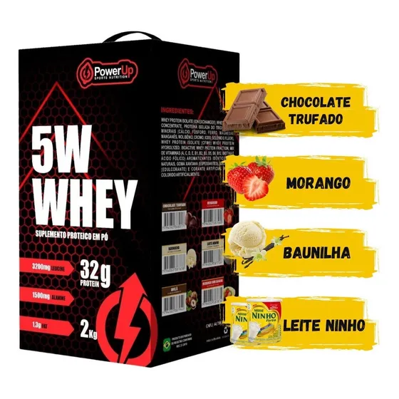 Whey Protein 5w Mbd Red 2kg Concentrada E Isolada Nutrition 