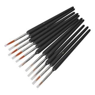 Juego De 11 Pinceles Acrílicos Para Pintura De Acuarela Juego De 11 Pinceles Acrílicos Para Pintura De Acuarela