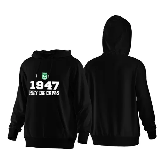Buzo Niños Atletico Nacional 1947 Saco Capota Unisex