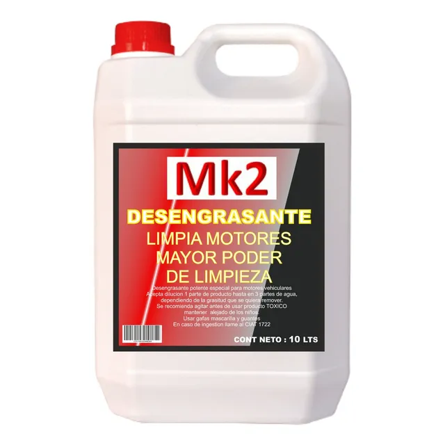 Desengrasante De Motores Mk2 Mas Poderoso 10 Lts