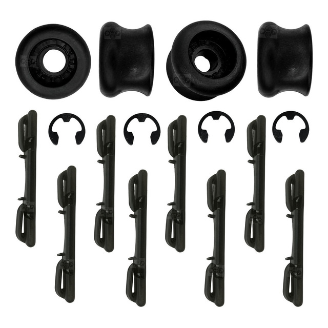 Kit 12 Pcs Deslize Banco Emborrachado Fiat Palio 1996/2017 Kit 12 Pcs Deslize Banco Emborrachado Fiat Palio 1996/2017