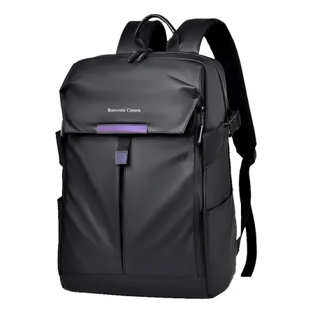 Mochila Notebook Impermeável Escolar Feminina Masculina Preto Couros