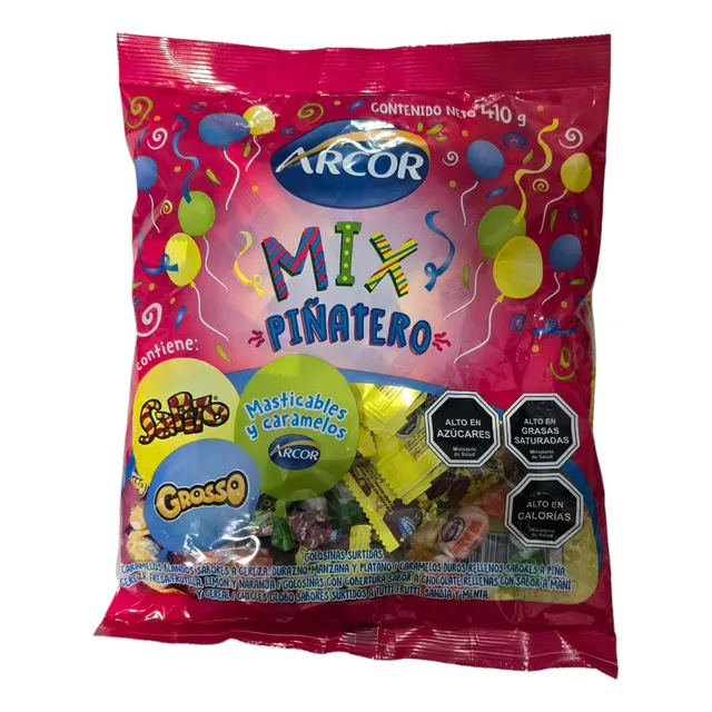 Dulces Surtidos Para Piñata Mix Piñatero Fiesta 410g