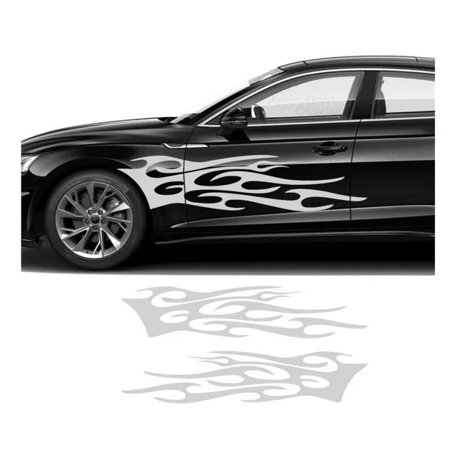 Adesivos Faixas Laterais Fogo Velozes E Furiosos Tuning