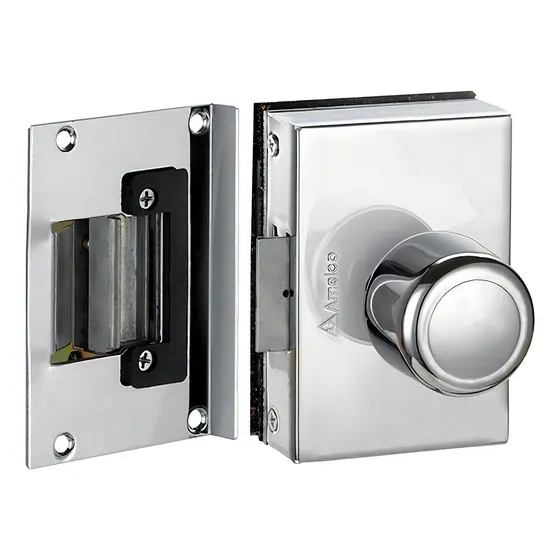 Fechadura Elétrica Porta De Vidro Interna Fv33icr Amelco