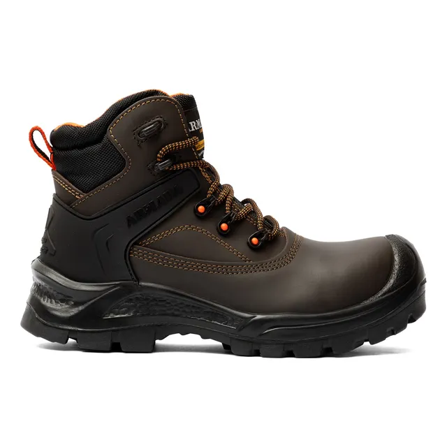 Botas Armada Casquillo 100% Piel Cafe Industriales Seguridad