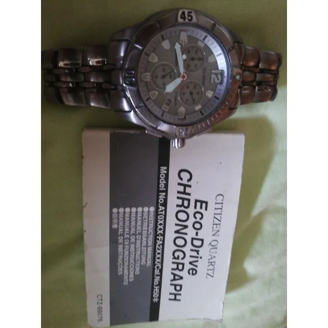 Reloj Citizen Eco-drive W. R. 20.bar Titanium Caballero