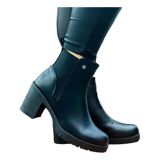 Botas Dans B02 Mujer Media Tacón Plataforma Otoño
