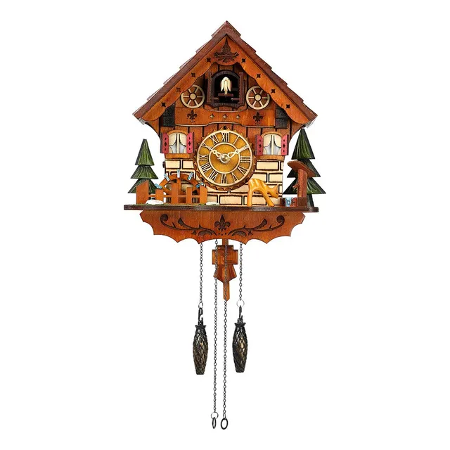 Reloj De Cuco Kintrot Hecho A Mano, Tradicional De La Selva