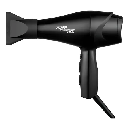 Secador De Cabelo Taiff Tourmaline 4 Temperaturas 2100w Cor Preto