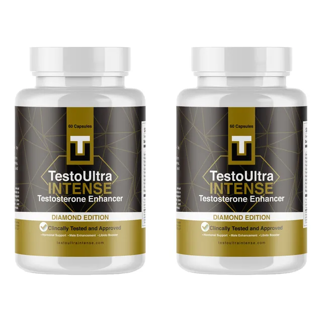 Pack X2 Testo Ultra Diamond Edition - 60 Capsulas + Envio