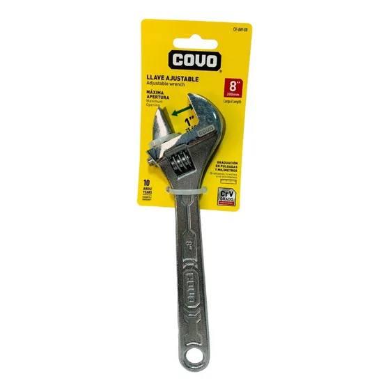 Llave Ajustable 8  Profesional Marca Covo