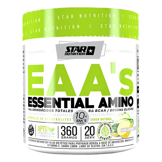 Aminoacido Essential Amino Eaa´s X360gr Star Nutrition Sabor Limón