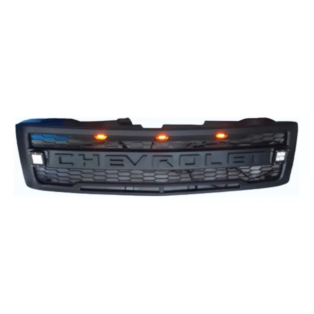 Parrilla Principal Con Luz Silverado /chevrolet 2008 - 2012