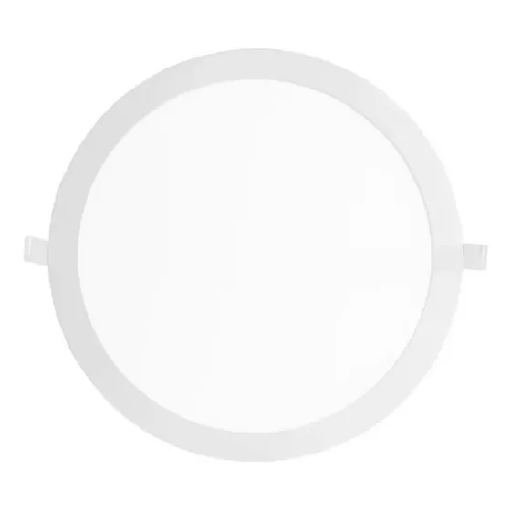 Foco Panel Led 24w Plafón Embutido Redondo 30 cm Color Blanco cálido 3000k 220v Demasled