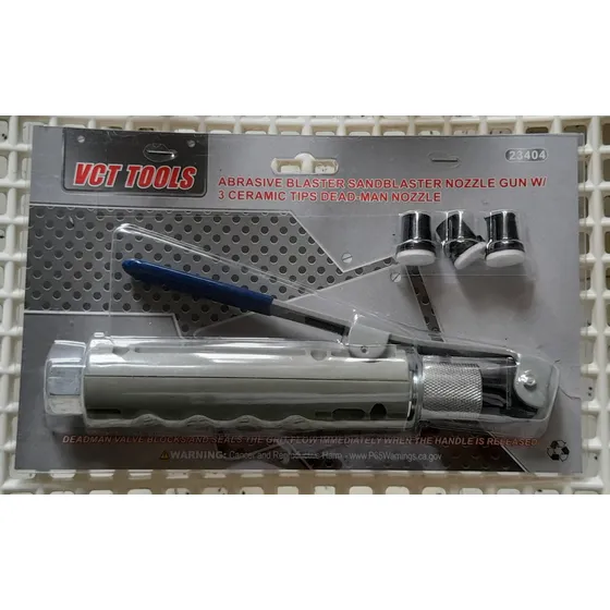 Pistola Para Tolva De Sandblasting Importada Con 4 Boquillas