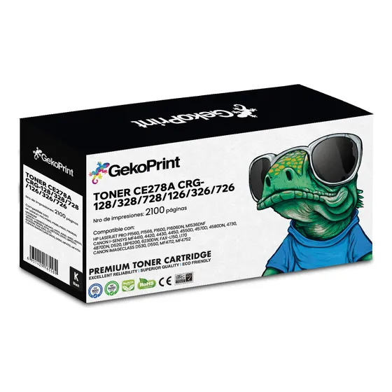 Toner Geko Ce278a/crg-128/328/728/126/326/726
