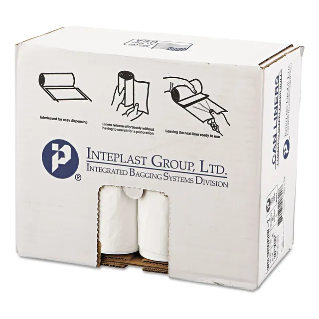 Can Liner Cou Ibssl3036xhw2, De Baja Densidad, 30 L, 70 Mil,