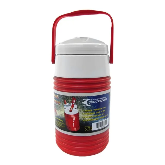 Termo 2 Litros Viajero Con Asa Y Boquilla Decocar