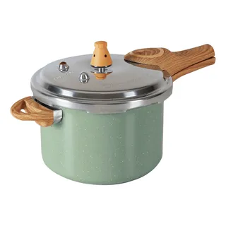 Panela De Pressão Brinox Indução Antiaderente Verde Botanika Panela De Pressão Brinox Indução Antiaderente Verde Botanika