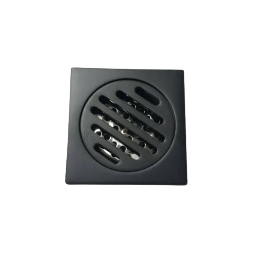 Desagüe Centro Piso Acero Negro Con Anti-insectos 4x4  Gs 