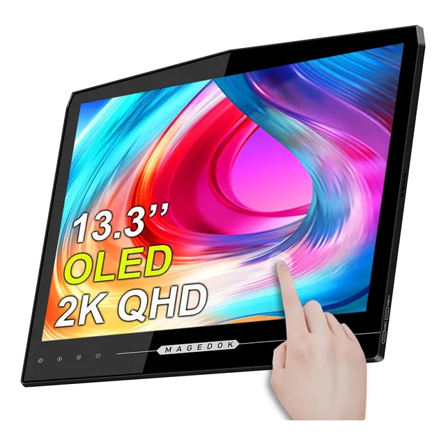 Oled Monitor De Pantalla Táctil Portátil, 13.3 Pulgadas, .
