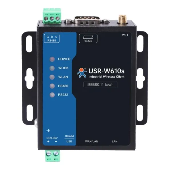 Conversor Serial Wifi Ethernet Rs232 Rs485 Modbus Usr-w610s
