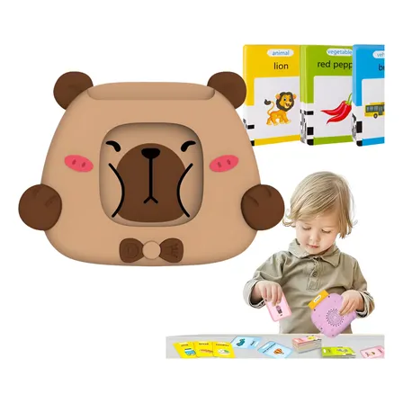 Brinquedo Educativo Fala Inglês E Português Flash Cards Kids