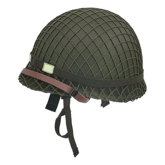 Réplica De Capacete Ww2 Us Army M1 Steel Military Com Acessó