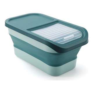 Contenedor Tazon Plegable Croquetas Almacenamiento Contenedor Tazon Plegable Croquetas Almacenamiento